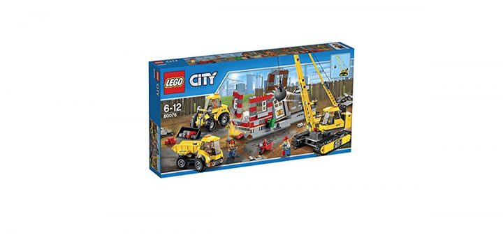 Lego City cantiere, gru e macchine da demolizione